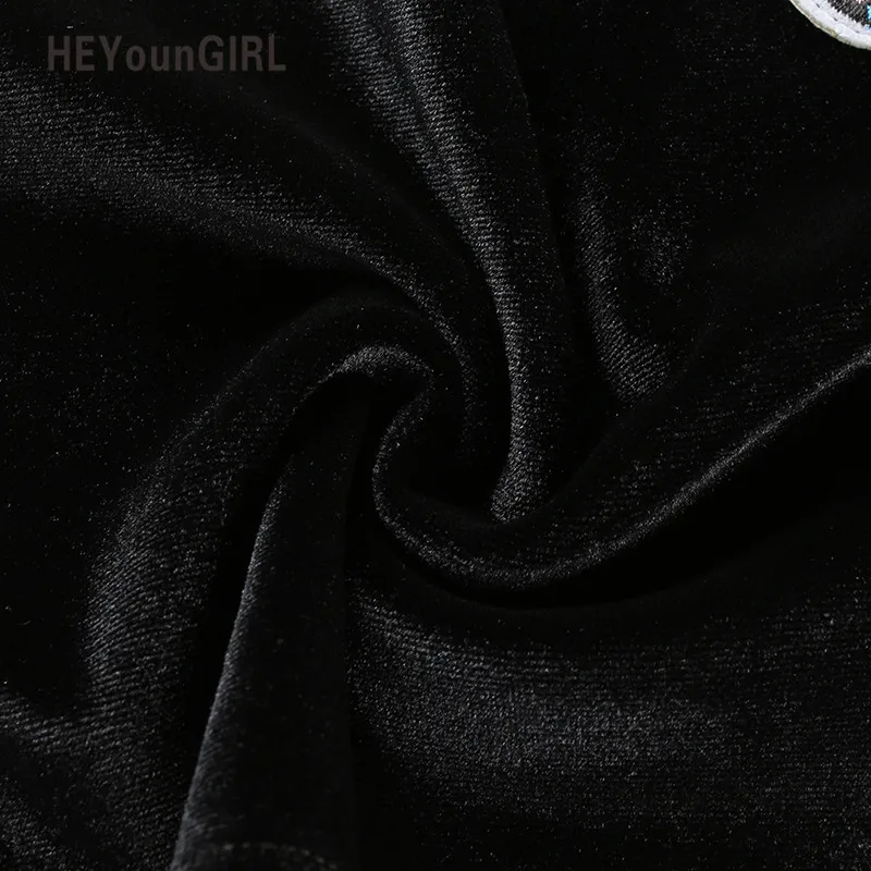 HEYounGIRL, топ с бретельками на шее, сексуальные топы с принтом, без бретелек, Бюстгальтер-бандо, летний укороченный черный, милый, с открытыми плечами, для женщин, Клубная одежда, вечерние