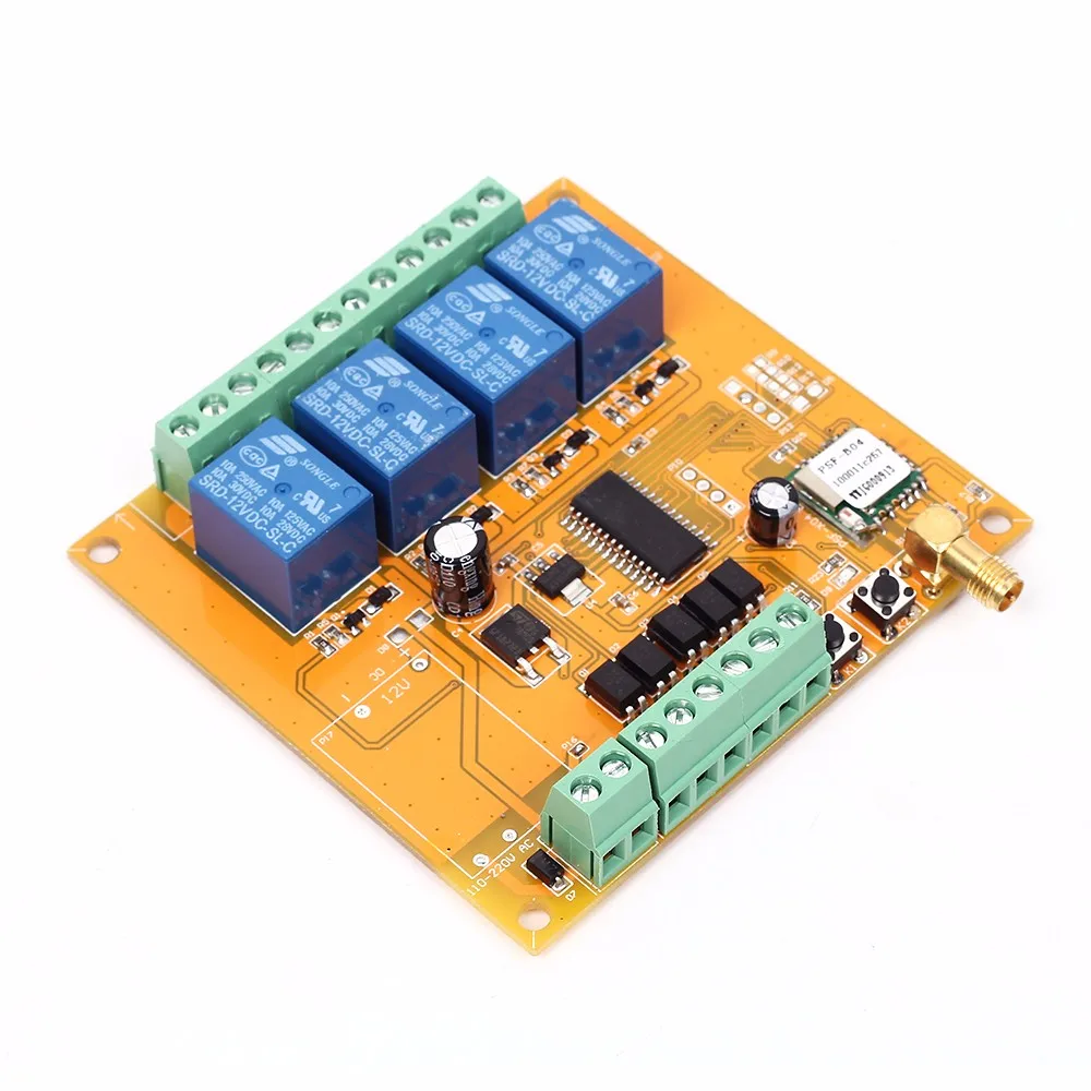 DC 9-38 V/AC 110 V-230 V Wifi реле многоканальный мобильный телефон пульт дистанционного управления сетевой модуль антенна беспроводной умный дом