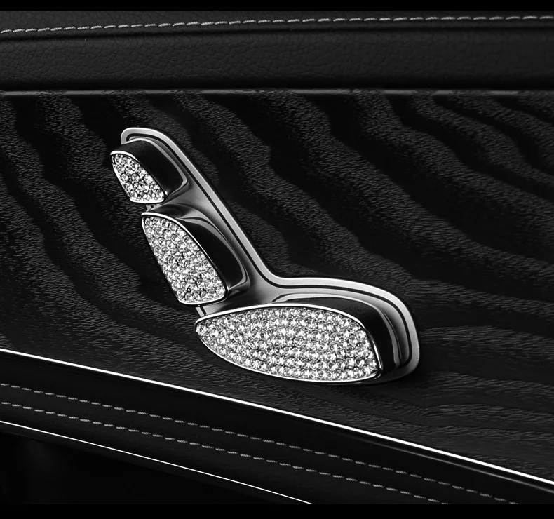 Автокресло Кнопка регулировки Алмазный Обложка украшения для Benz новый C Class c200l