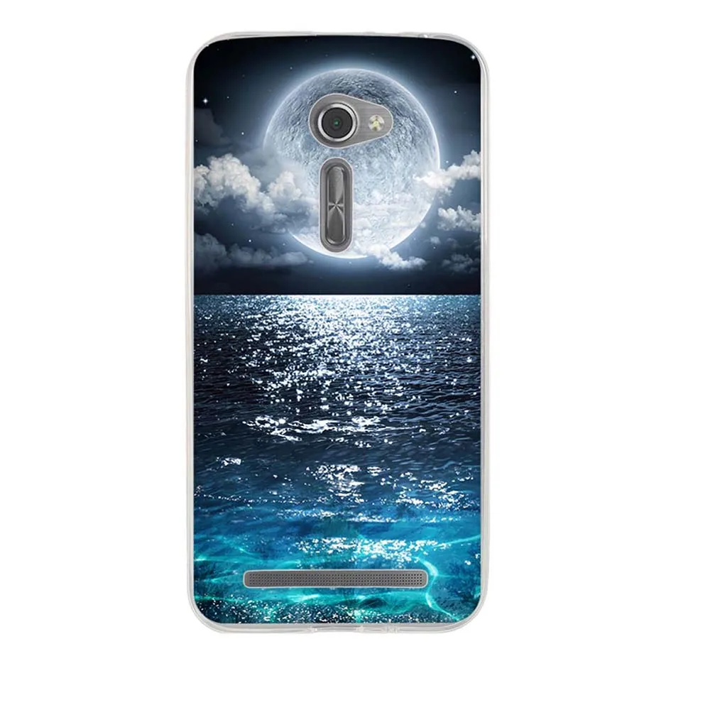 Задняя Защитная крышка для Asus Zenfone 2 ZE500CL силиконовый чехол телефона Ультратонкий