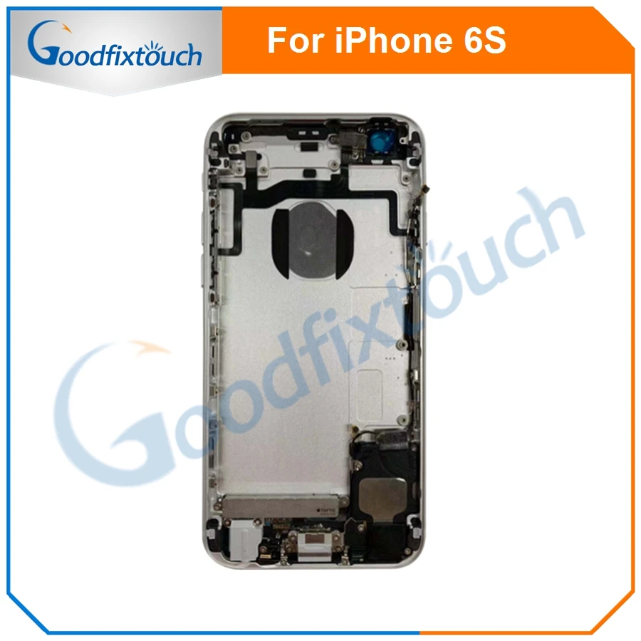 Для iPhone 6S задняя крышка батарейного отсека задняя крышка в сборе корпус батарейного отсека для iPhone 6 S с гибким кабелем Замена