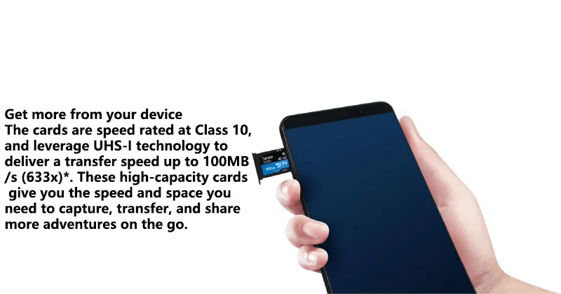 Флешка Lexar Micro SD 128 GB 256 gb 16 GB 32 ГБ Памяти высокоскоростная карта до Max 95 м/с 64 Гб Class10 микро сд картао де memoria TF флэш-карты