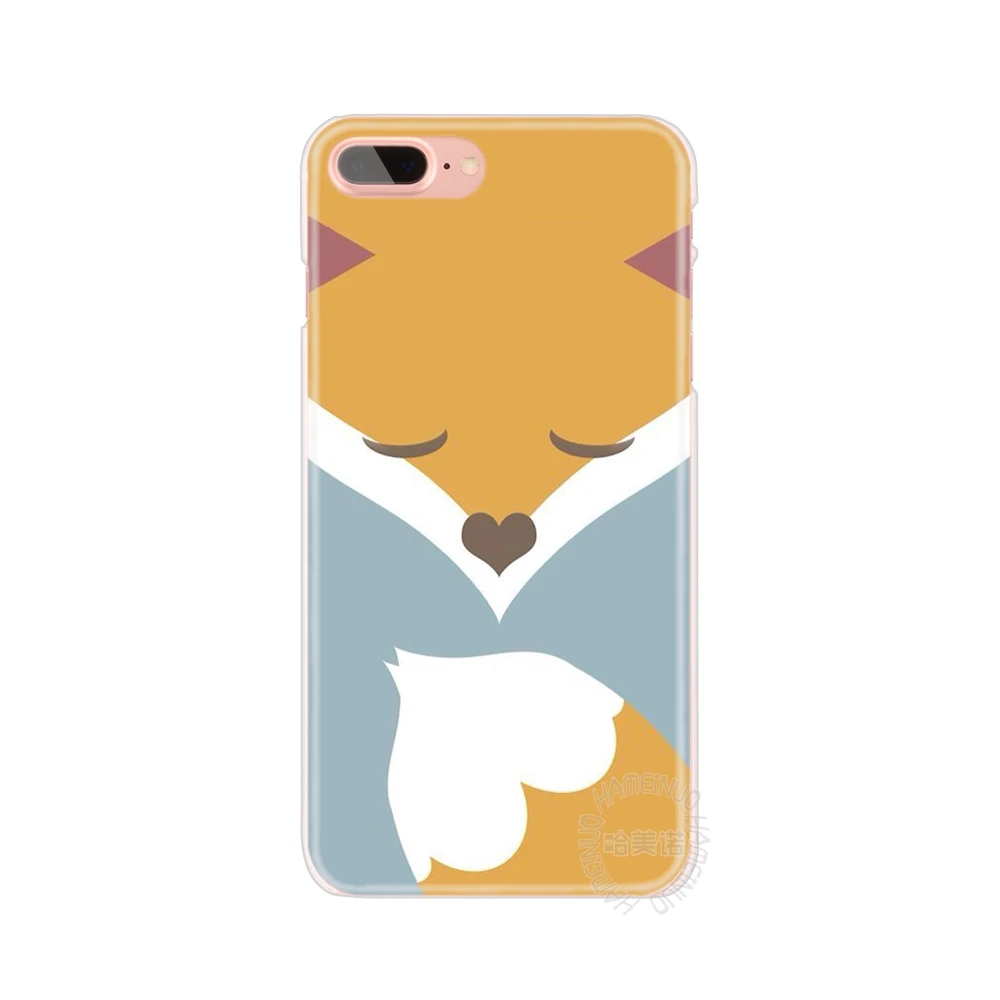 HAMEINUO sly fox Чехол для мобильного телефона с милыми животными iphone 6 4 4s 5 5s SE 5c 6s 7 plus
