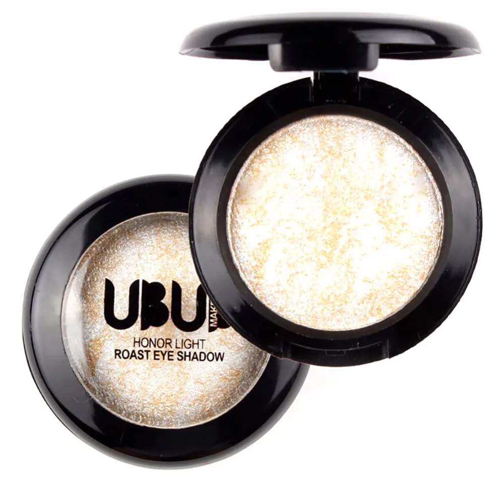 1 шт Одиночная запеченная палитра теней для век порошок Мерцающие Металлические