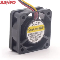 for sanyo 9wf0424h7d01 4015 40mm 24v 0 085a cooling fan waterproof server inverter