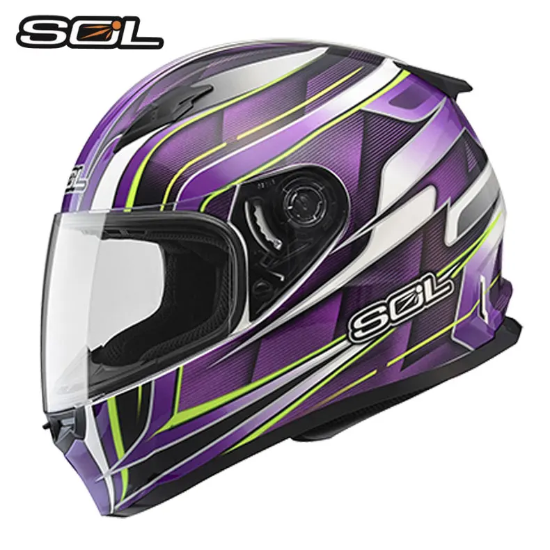 SOL moto rcycle шлем полный шлем для мужчин и женщин moto bike capacete highway moto шлем cicleta Casque moto Casco SF-2M - Цвет: 7