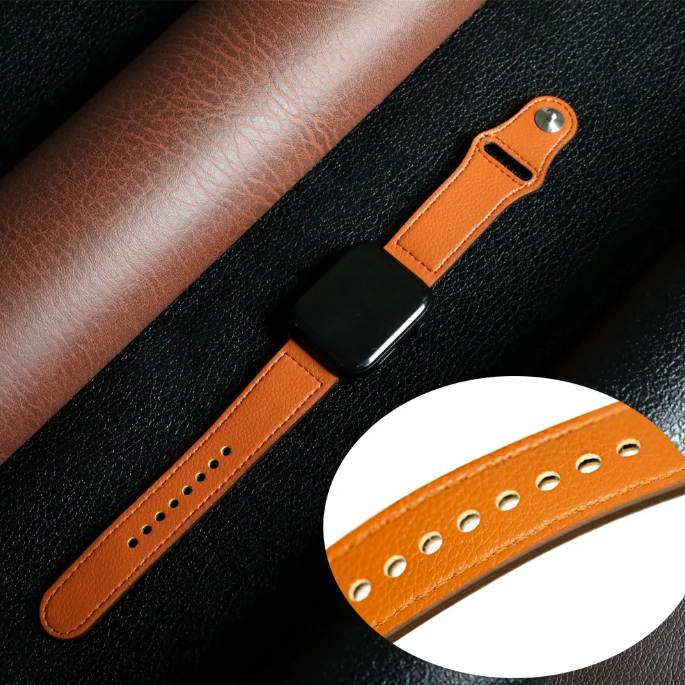 Кожаный ремешок для apple watch 5 4 band apple watch 44 мм 40 мм iwatch 3 band 42 мм 38 мм pulseira correa Браслеты Аксессуары для часов 2