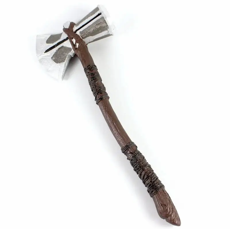 Axe 1: 1 Thor Hammer Ax оружие косплей ролевые игры фильм Тор гром штурмовой молоток Ax Stormbreaker фигурка модель плютон игрушка 73 см - Цвет: Axe