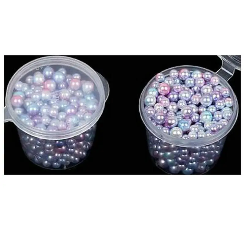 Разноцветные бусины с градиентным жемчугом 3-6 мм украшение для дизайна ногтей