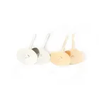 Новое поступление античная бронза, золото, серебро, серьги-гвоздики, железная плоская основа, чашки, серьги, фурнитура FRB026