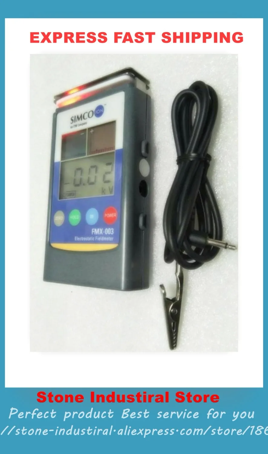 FMX-003 de prueba electrostática manual FMX 003, medidor de prueba ESD, medidor de campo electrostático