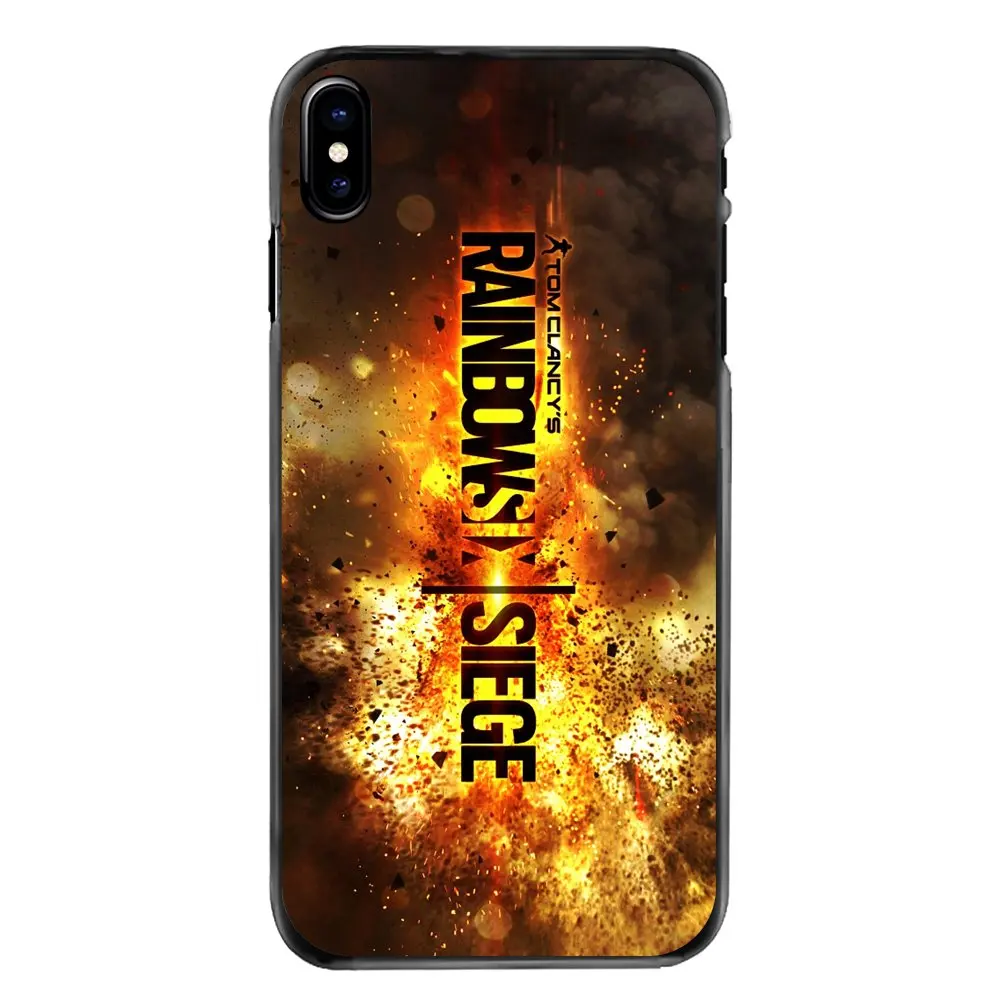 Чехол для телефона Rainbow Six Siege Operation Black Ice с логотипом Samsung Galaxy Note 2 3 4 5 S2 S3 S4 S5 MINI S6 S7