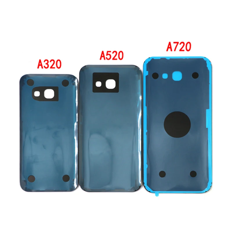 Заднее стекло для SAMSUNG Galaxy A3/A5/A7 2017 задняя крышка из стекла батареи Задняя Дверь