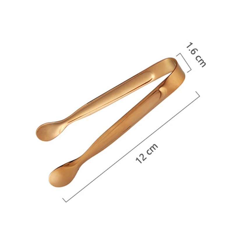 FHEAL Портативный Нержавеющая сталь пива щипцы для льда из розового золота Цвет