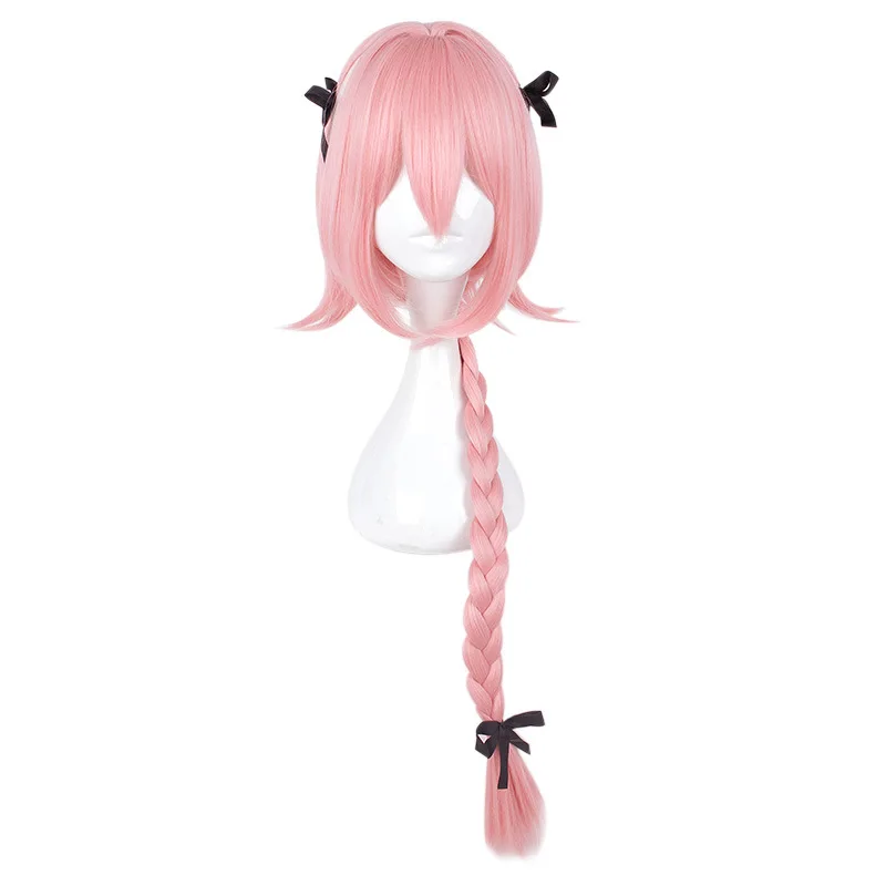 Cosroad Fate Grand Order Apocrypha Astolfo костюмы для косплея розовый парик женский фиолетовый