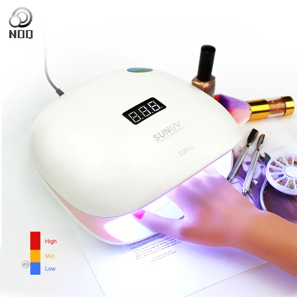 УФ лампа для ногтей NOQ SUNUV SUN4S светодиодный маникюрный аппарат сушки гель лака
