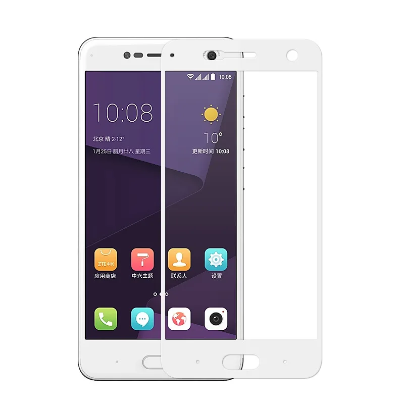 9H 3D полное покрытие из закаленного стекла для zte Blade V8 Защитная пленка для экрана Защитная пленка для zte Blade V8 V 8