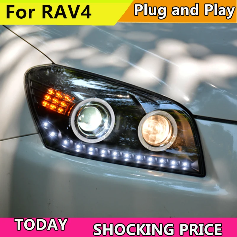 Doxa автомобильный Стайлинг для Toyota RAV4 головной светильник s 2009 2010 20112012 2013