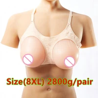 2800gpair full breast enhancers silicone realistic breast forms fake breast boobs crossdresser drag queen shemale transgender