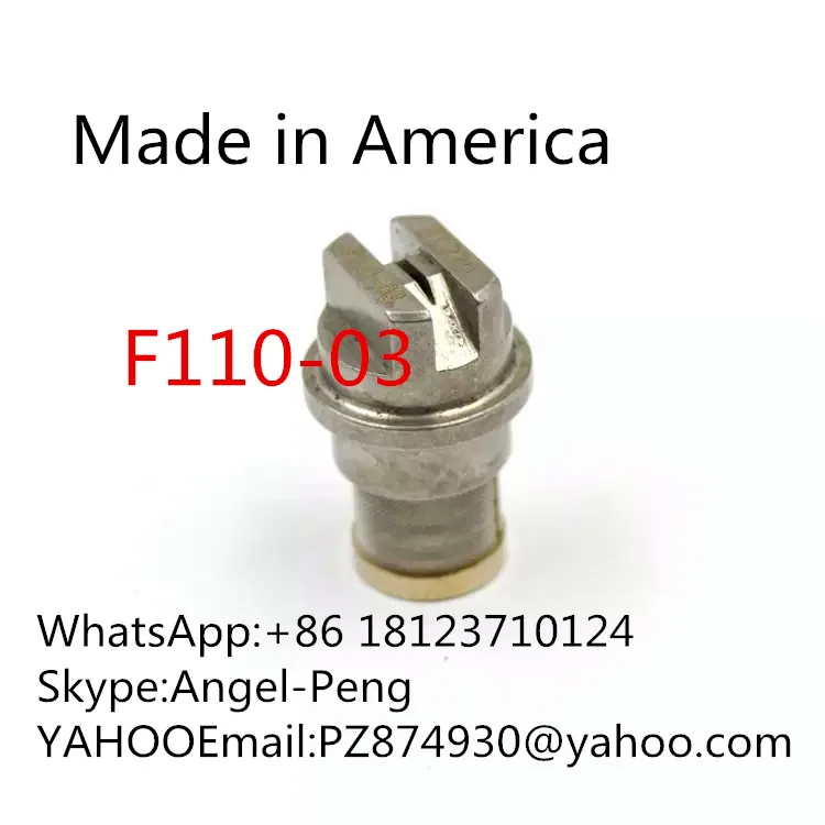 Сделано в Америке SJV плоский вентилятор огнестойкий распылитель наконечник