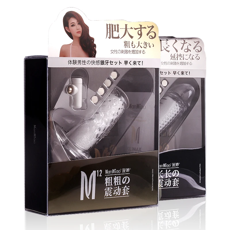 MANMIAO Extensions condom Penis Sleeve Male Enlargement Men Delay Spray clit massager vibrating cover Adult Sex Toys | Красота и