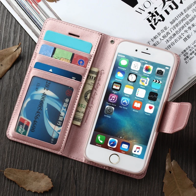 Роскошный чехол кошелек для iPhone 12 Pro 11 Max 6 6S 7 8 Plus 5 5S SE 2020 слот карт подставка