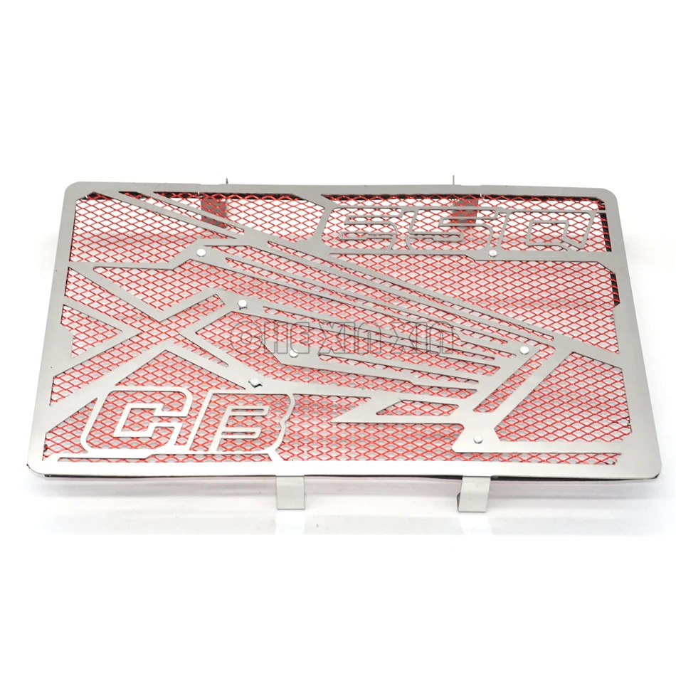 Мотоциклетный Двигатель решетка радиатора Защитная крышка серебристого цвета