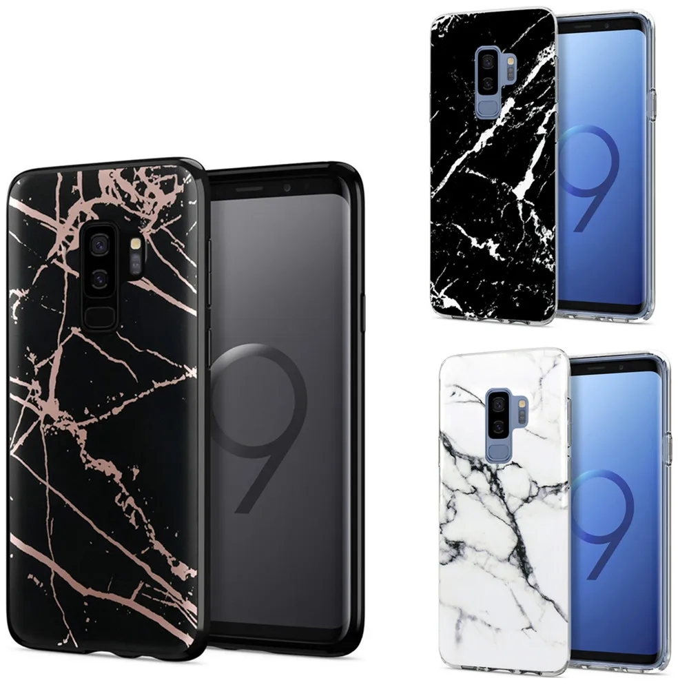 Яркий Мрамор Роскошные Гранит Текстура золотой телефона чехол на samsung Galaxy S9 S8