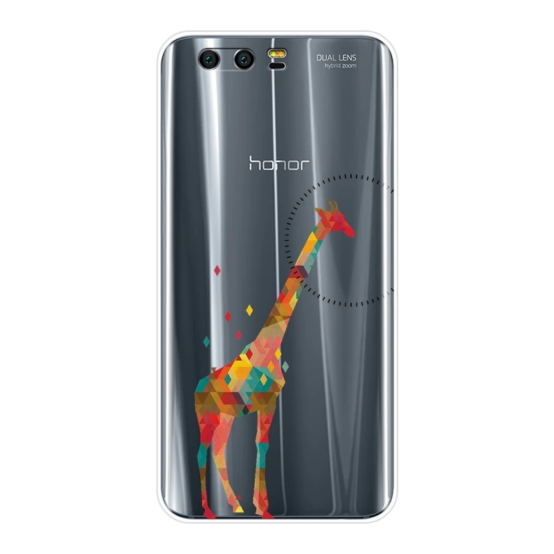 Мягкий силиконовый чехол накладка для Huawei Honor 7 7S 7X 7A 7C Pro 10 9 8 8X MAX с изображением