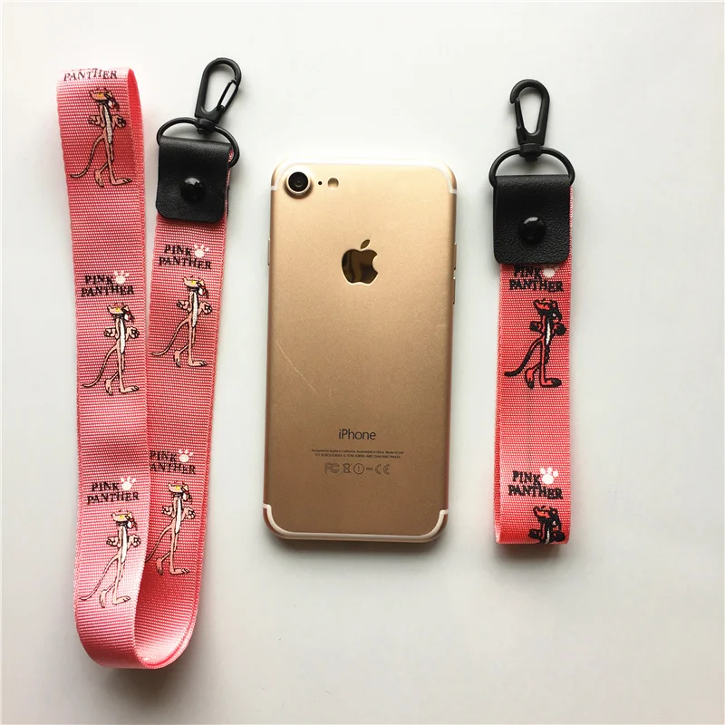 Модные Розовые шейный ремень нейлон ремешок для ключей ID Card Gym Мобильный телефон ремни USB значок держатель DIY Повесьте Rope длинные+ Короткие