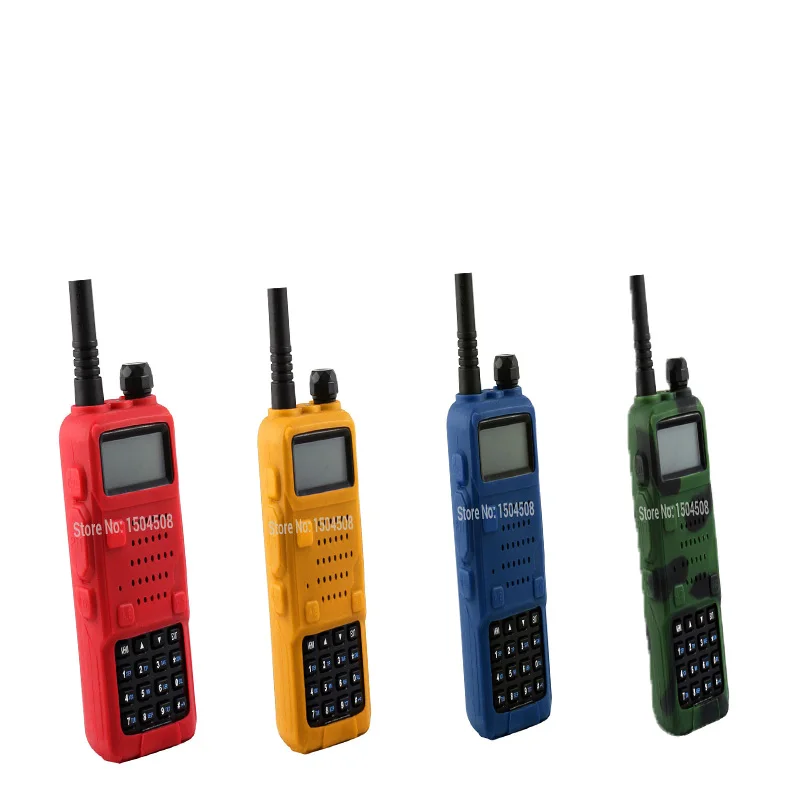 5 цветов ручной мягкий резиновый чехол Портативный Силиконовый для Baofeng UV 5R серии