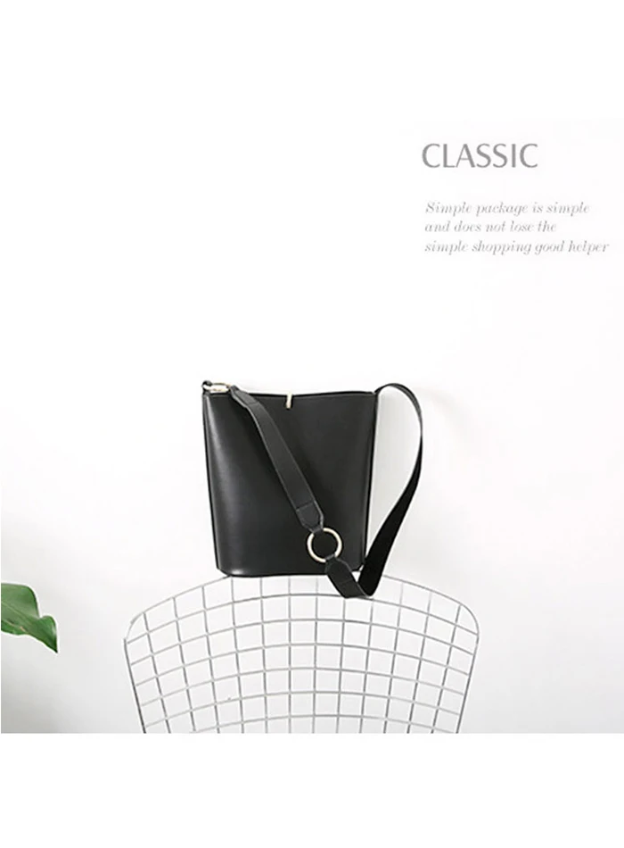 FLAME HORSE Newest Bucket Bag Women Leather Shoulder Bag Lady PU Leather Cross Bag