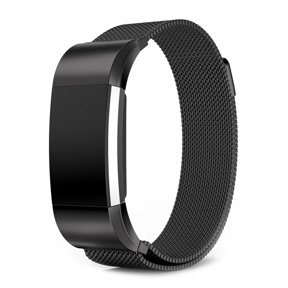 Магнитный металлический ремешок для Fitbit Charge 2 сменный Браслет из нержавеющей стали для Fitbit Charge Smart Bracelet