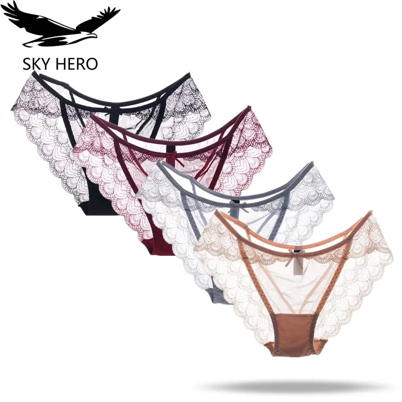 Нижнее белье SKY HERO женские сексуальные трусики лот слипы кружевные трусы