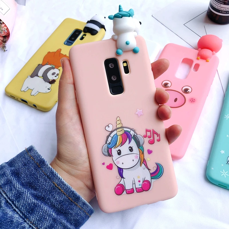 3 J4 J6 плюс 3D чехол etui samsung Galaxy J4 J6 плюс чехол Kawaii Единорог силиконовый чехол для samsung J4 J6 чехол для телефона - Цвет: 3