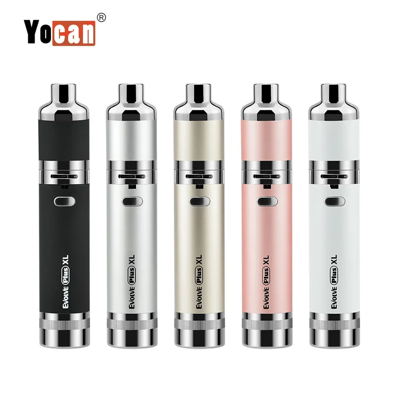 

Original Yocan Evolve Plus XL Wax Dab Vape Pen Kit Electronic Cigarette 1400mAh Battery Herbal Dry Herb Concentrate Vaporizer