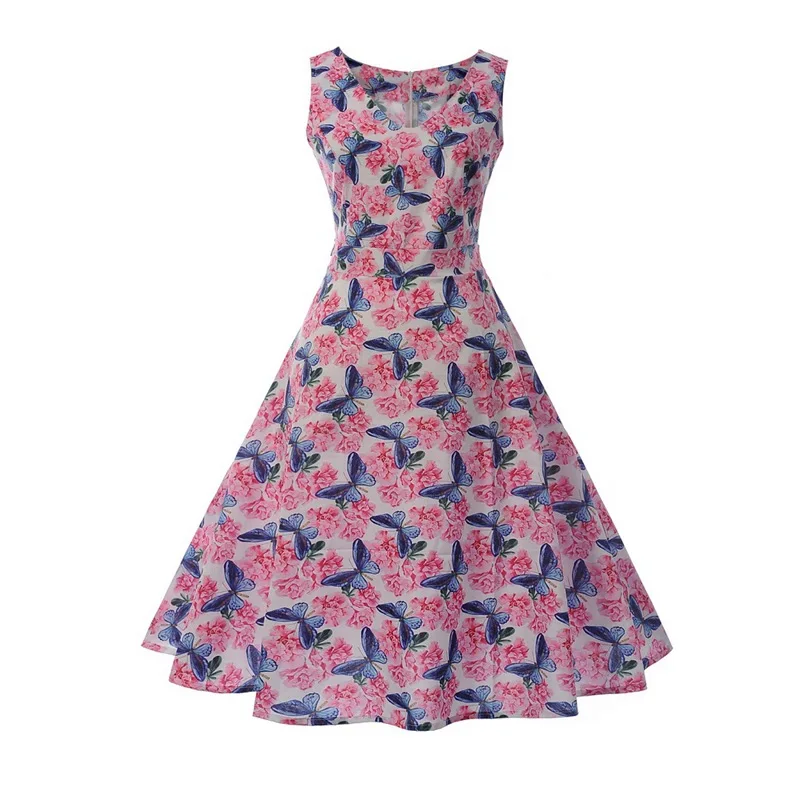 Женские платья в стиле ретро летнее сексуальное винтажное платье 50s Pinup Rockabilly