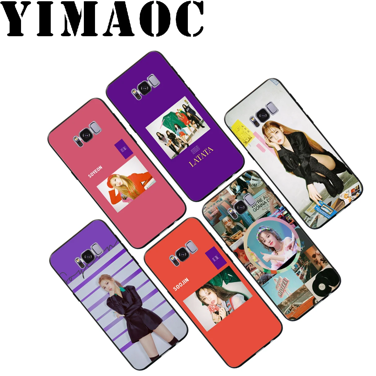 Мягкий чехол YIMAOC (G) для Samsung Galaxy S10 S10e S9 S8 A6 Plus S7 S6 Edge A7 A5 A3 J6 Note 9 8 |