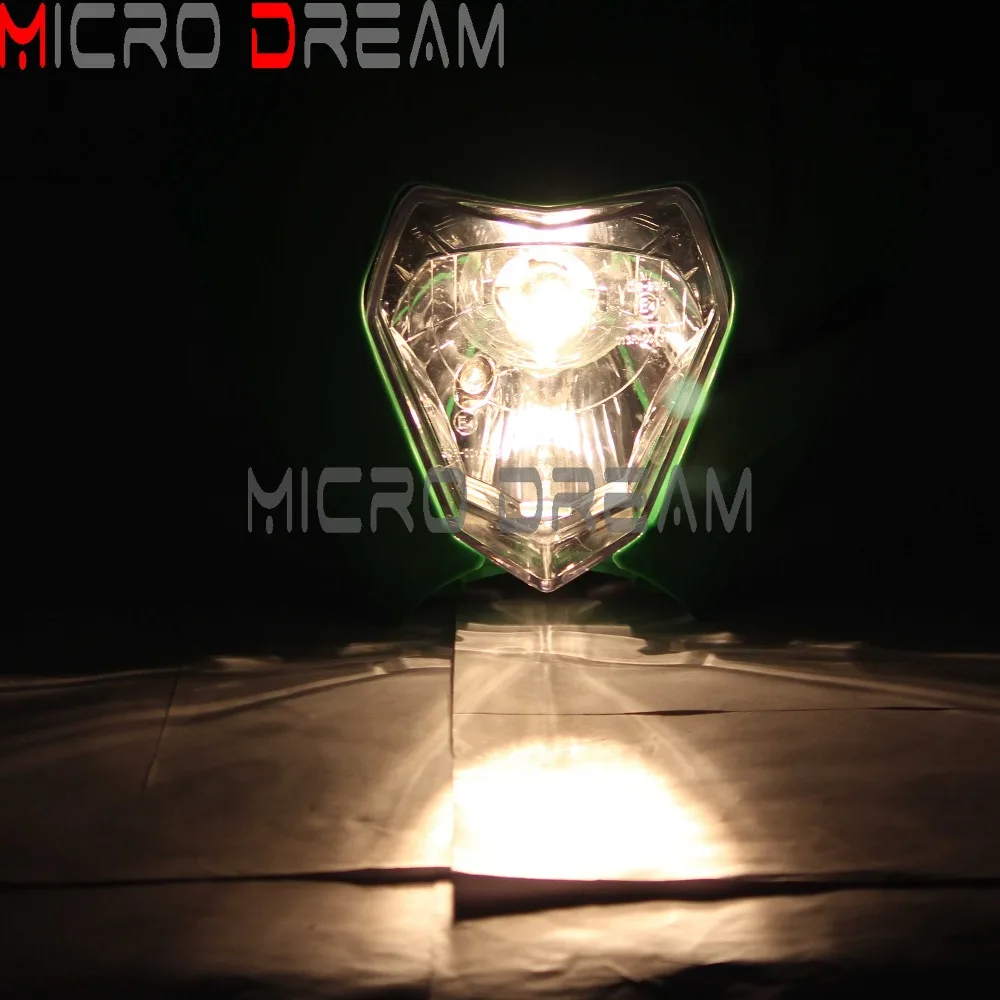 Мотокросс 12V 35W головной обтекатель Универсальный Байк E4 Emark фары для Yamaha Сузуки