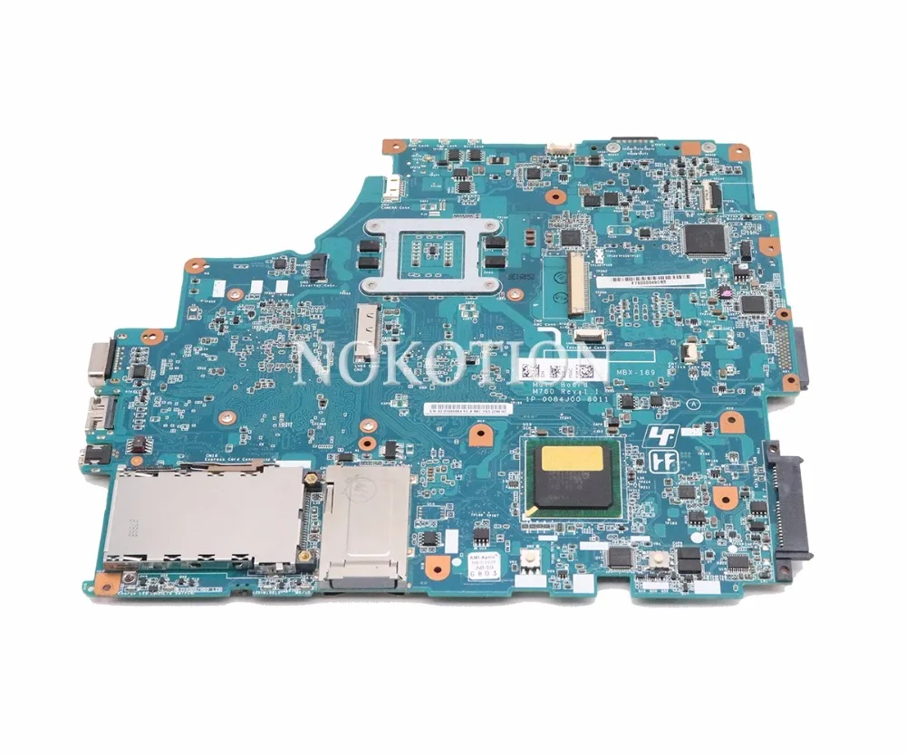 NOKOTION MBX-189 1P-0084J00-8011 M760 A1553546A для sony Vaio VGN-FW VGN-FW27 FW29 FW35F FW37 FW48 FW58F основная плата PM45 DDR2