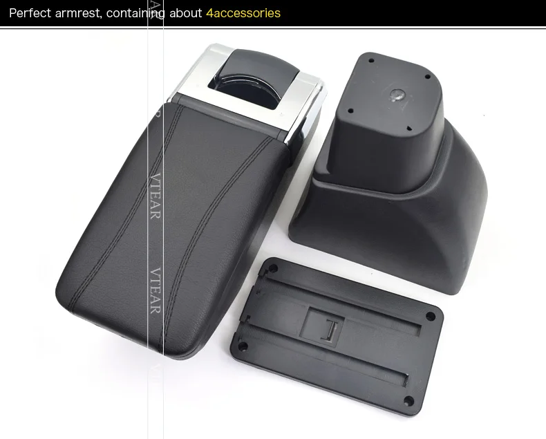 Vtear автомобильный подлокотник для Scion Xb подлокотник кожаный ящик для хранения rise usb интерфейс центральная консоль ABS аксессуары для автомобиля