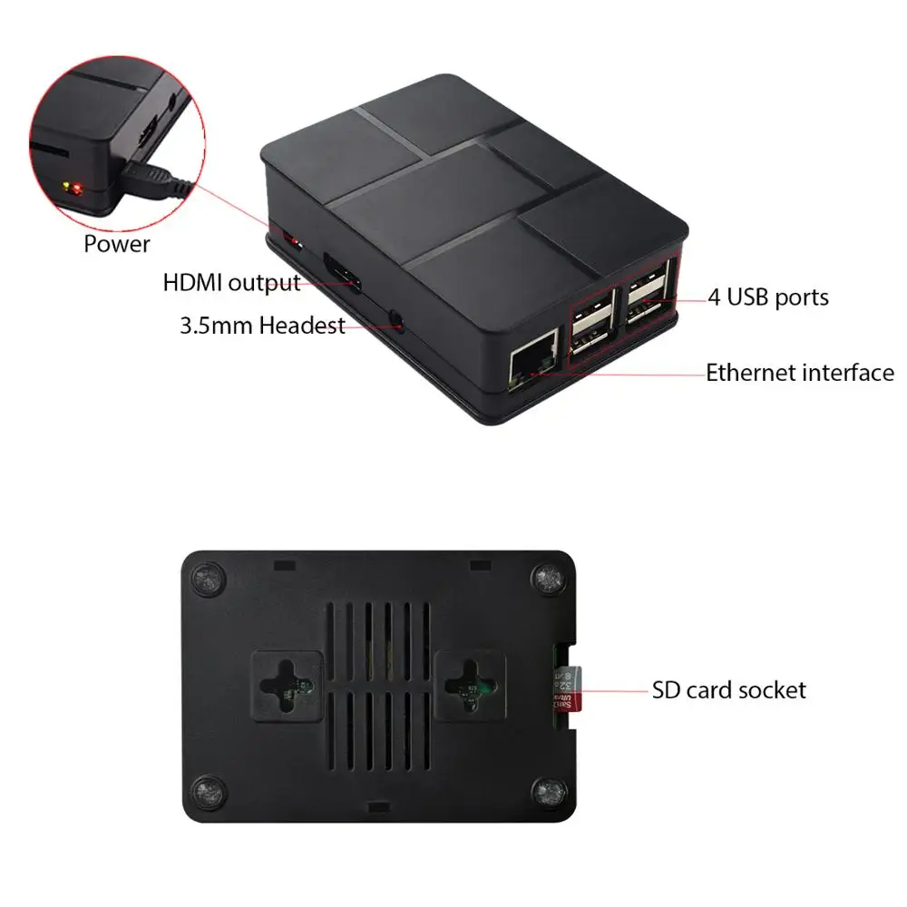 Dikdoc оригинальная Ретро ТВ игровая консоль Встроенная Raspberry Pi 3B видеоигра