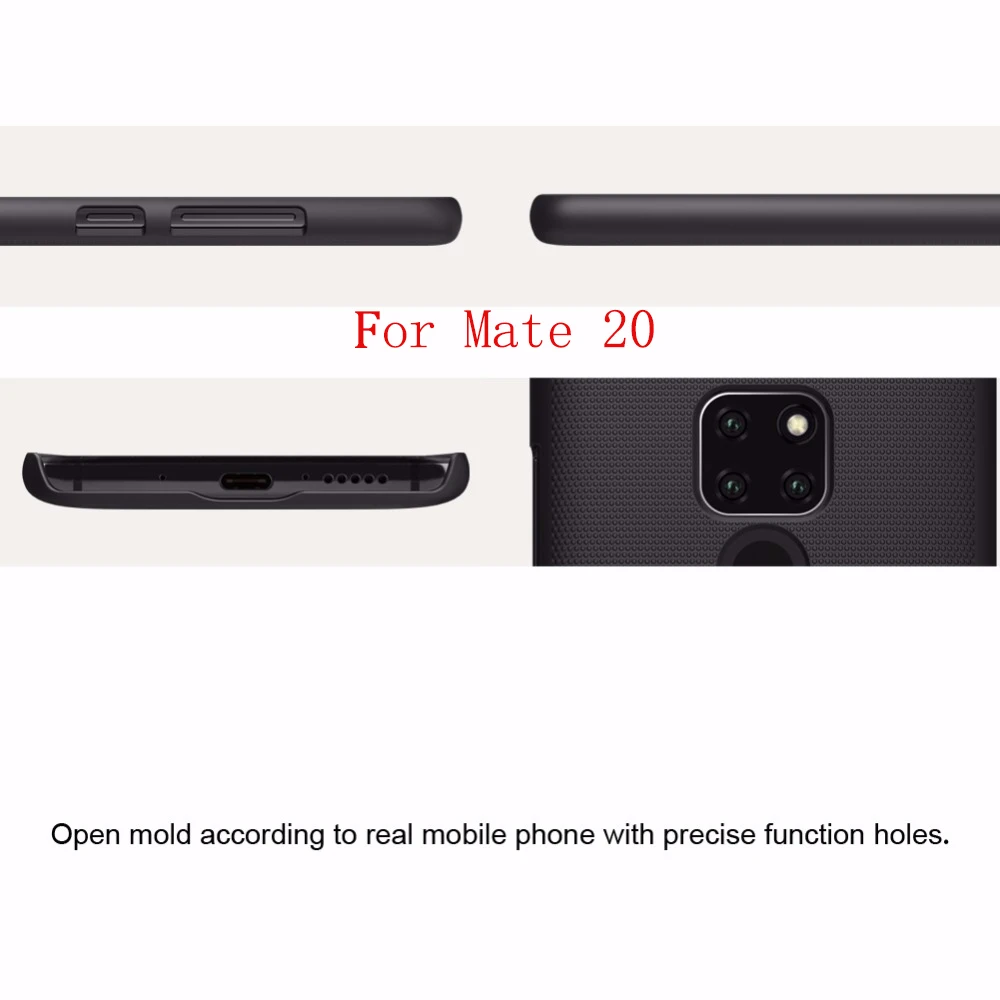 Чехол для huawei mate 20/mate 20 Pro NILLKIN, суперматовый чехол-накладка из поликарбоната, Подарочный держатель для телефона