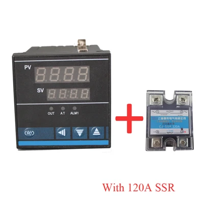 with 120A SSR XMTD-6511PC программируемый температурный контроллер с выходом SSR, контроллер температуры с термопарой SSR - Цвет: with 120A SSR