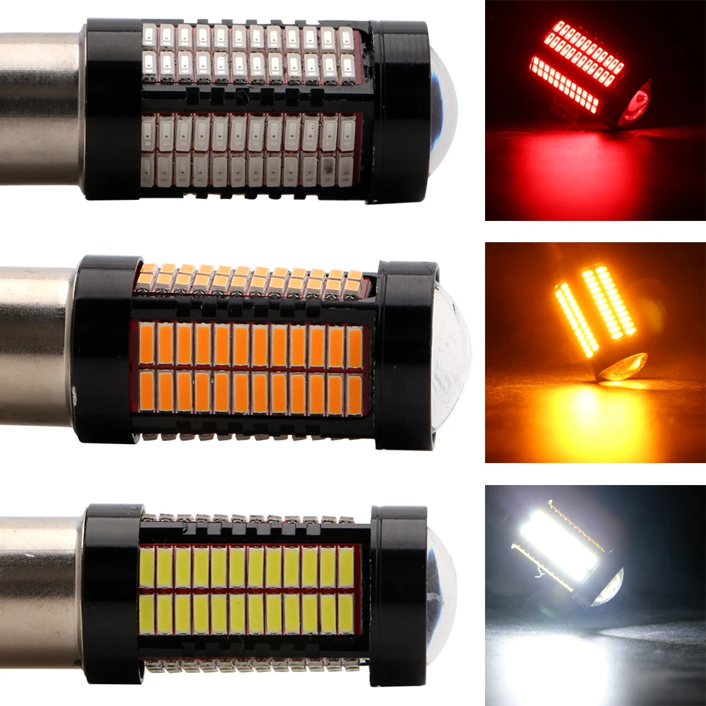 YM E Bright 2 шт. автостайлинг 7440 w21w 7443 w21/5w 4014 106 SMD светодиодный сигнал поворота Стоп