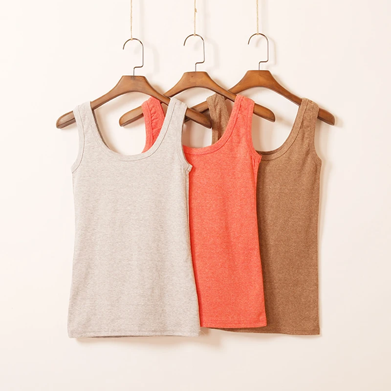 Хлопковый укороченный топ с U-образным вырезом ярких цветов круглым для весны и