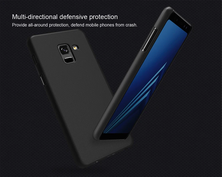 Чехол для samsung Galaxy A6 A8 Plus чехол для samsung Galaxy A6+ A8+ NILLKIN матовая защитная задняя крышка Матовый Бампер Чехол