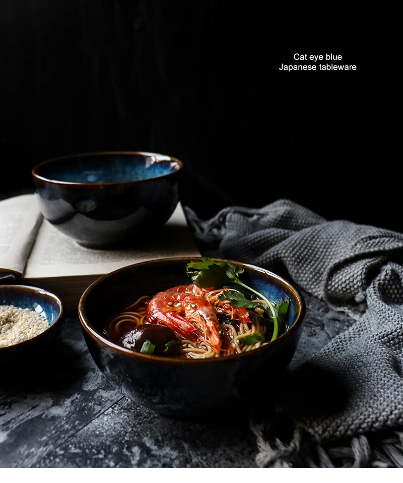 Японский стиль керамическая обеденная чаша креативная еда салат суп кухонные чаши посуда домашний декор посуда