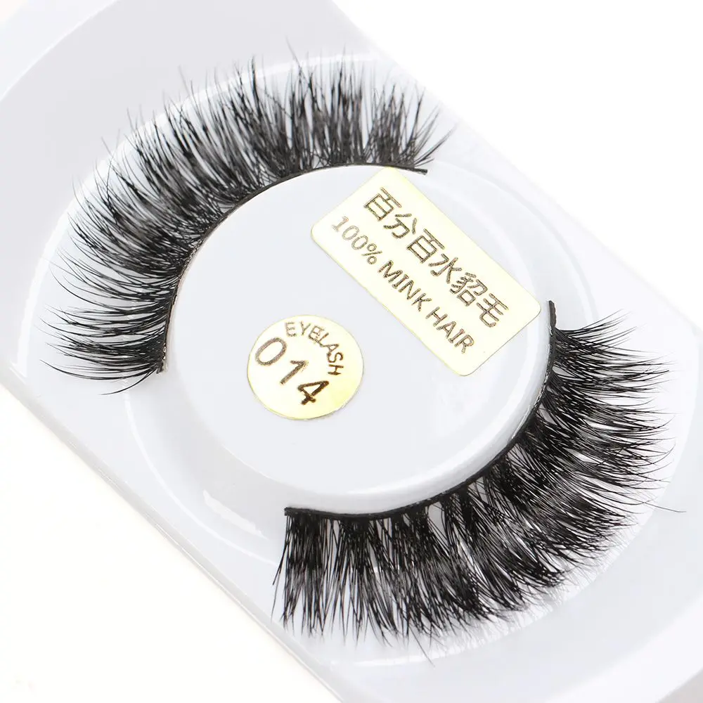 100% натуральные норковые Толстые Накладные ресницы длинные косметические