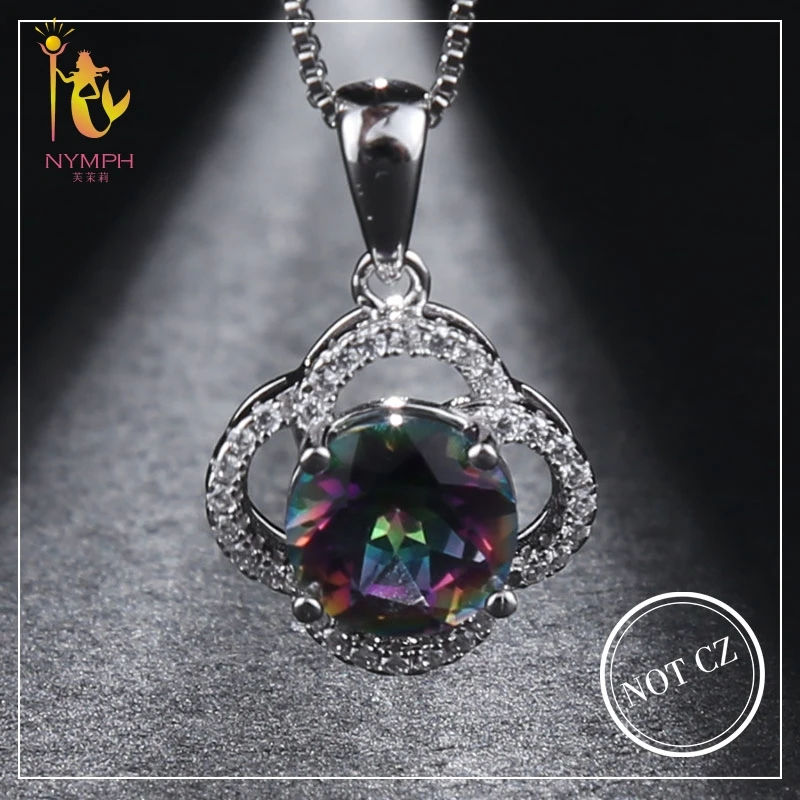 Женский ювелирный комплект из колье и серёг серебра 925 пробы | Украшения